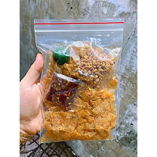 COMBO 10 BỊCH BÁNH TRÁNG SỢI XÌ KE SIÊU CAY MIX TOPPING ( MỚI )
