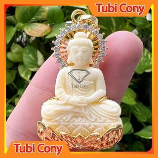 Mặt dây chuyền trái ngà phật thích ca mâu ni phật 050rdx1.091221