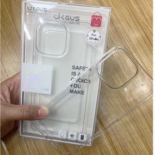 [ Đã Có iP 16 ] ốp Likgus Nhựa Trong suốt chống ố cho iP 11 đến 16 Pro Max