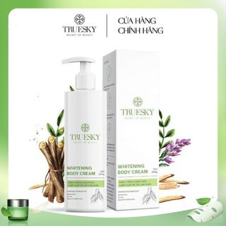 Kem ủ trắng toàn thân Truesky Whitening Body Cream chiết xuất rễ cây cam thảo 200g