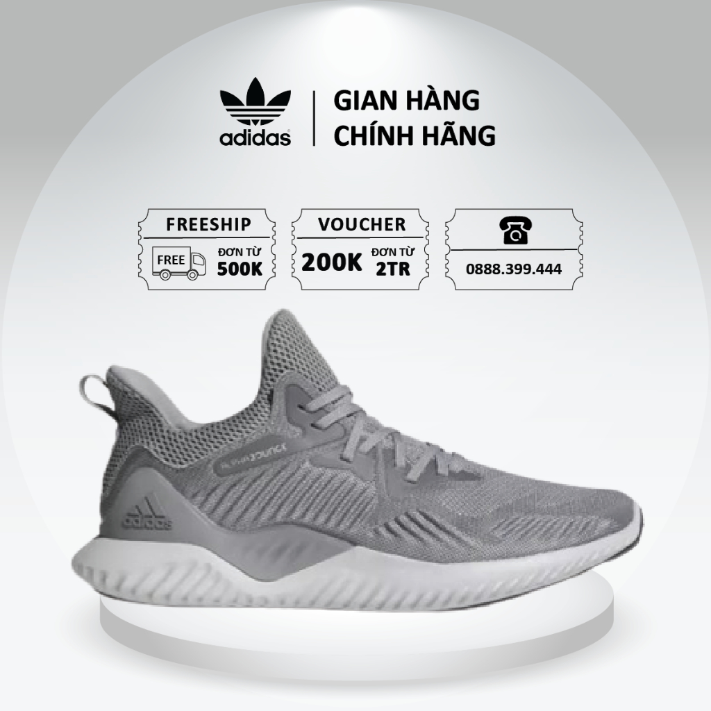 [ CHÍNH HÃNG ] Giày Adidas Running Alphabounce 'Beyond Grey' B42288
