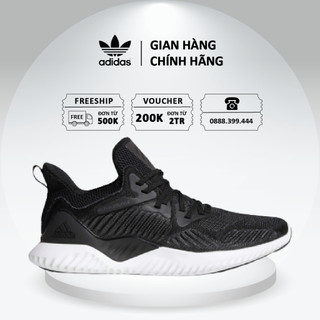 Giày Adidas Running Alphabounce 'Black White' AC8273