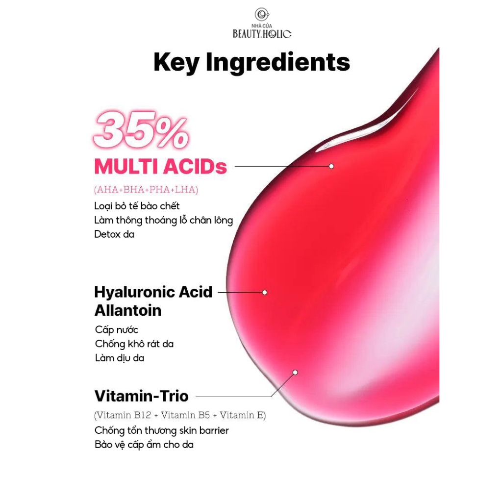 Serum peel tẩy da chết COSRX The AHA BHA PHA LHA 35 Peel