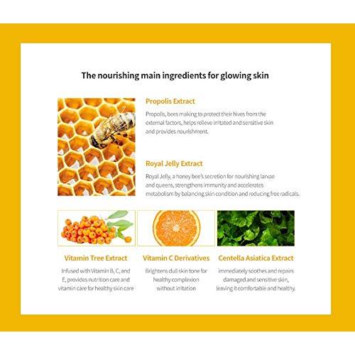 Mặt nạ giấy keo ong, sữa ong chúa DR.CEURACLE ROYAL VITA PROPOLIS ANTI-OXIDANT MASK