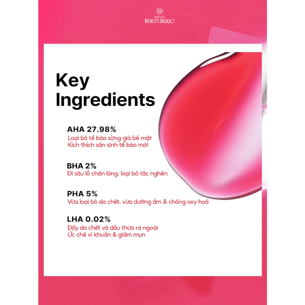 Serum peel tẩy da chết COSRX The AHA BHA PHA LHA 35 Peel