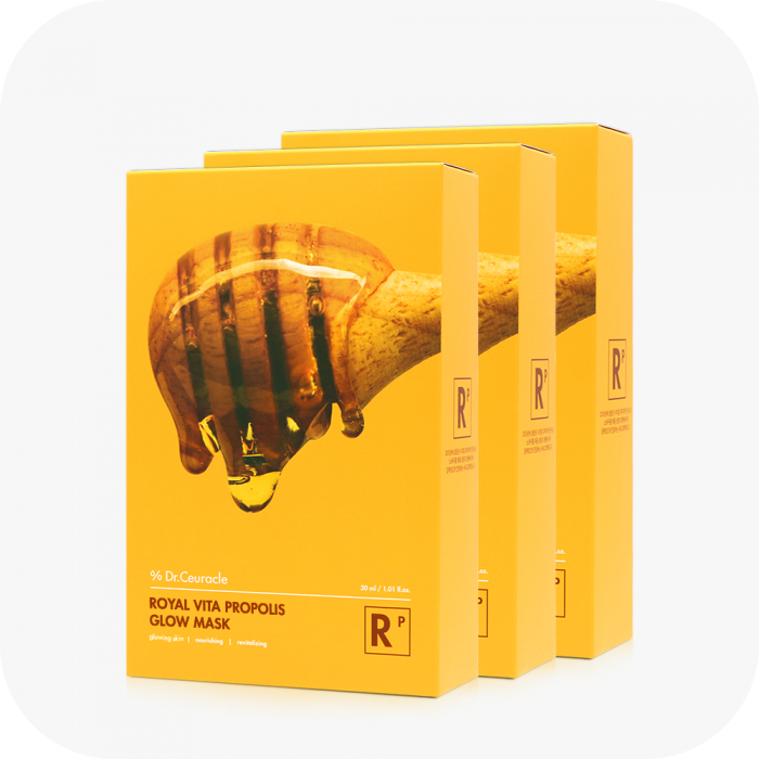 Mặt nạ giấy keo ong, sữa ong chúa DR.CEURACLE ROYAL VITA PROPOLIS ANTI-OXIDANT MASK