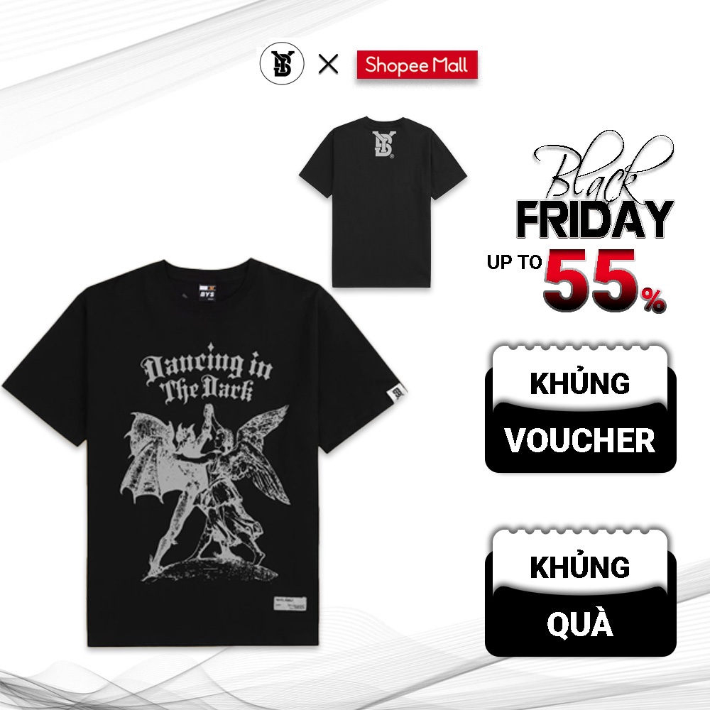 Áo thun cotton DACING IN THE DARK– BYSclothing