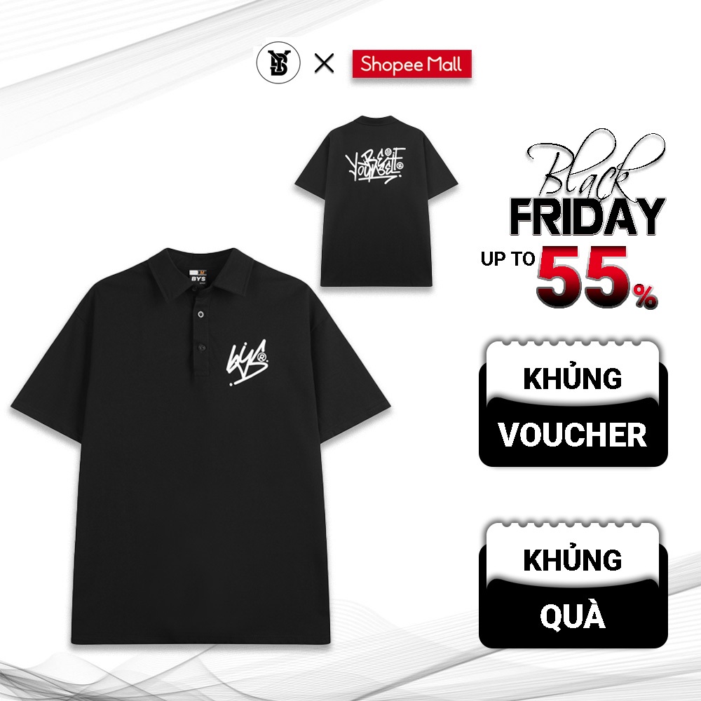 Áo thun polo unisex nam nữ Local Brand BYS - BYS NEW