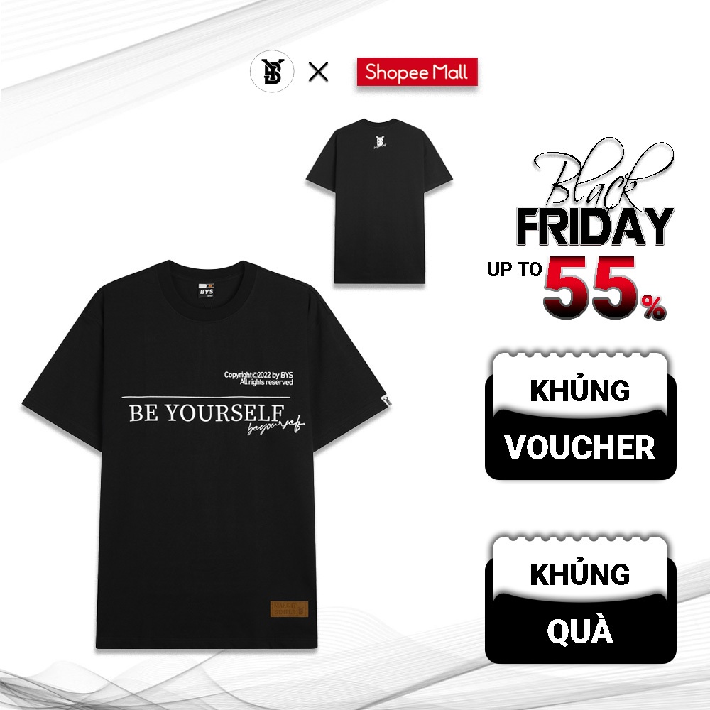 Áo thun unisex Local Brand BYS - TSHIRT BASIC MKS