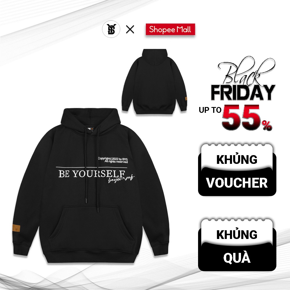 Áo khoác hoodie unisex Local Brand BYS - MKS1