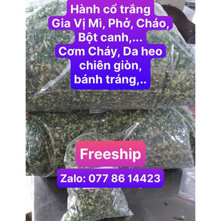 1kg - hành lá sấy khô hải dương