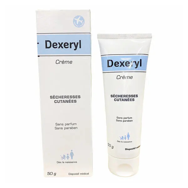 Kem nẻ dưỡng ẩm làm mềm da Dexeryl Creme chính hãng Pháp 50g hỗ trợ chàm sữa cho bé