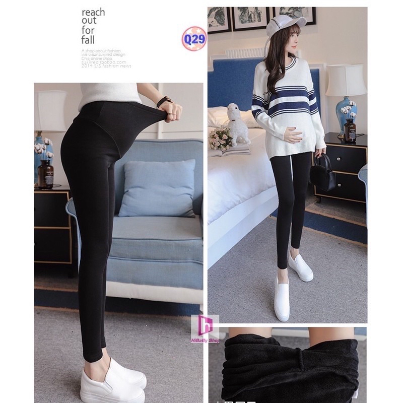 Quần bầu lót lông siêu ấm