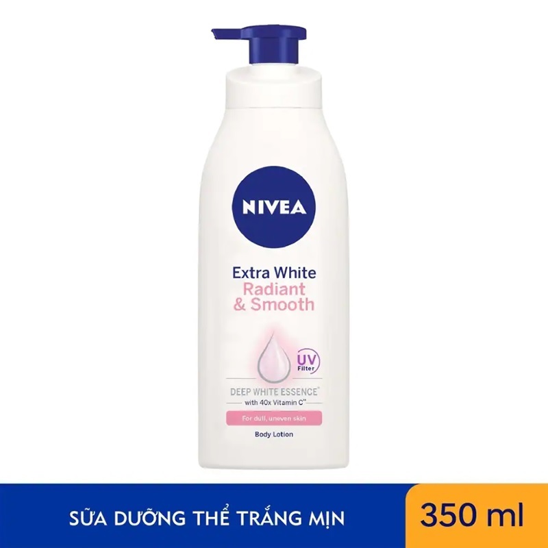 Bộ Sữa Dưỡng Thể Nivea Giúp Da Trắng Mịn - Dùng Ngày và Đêm
