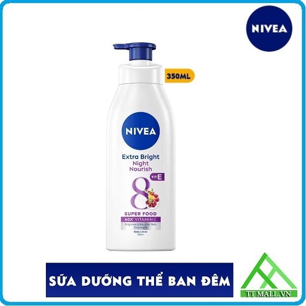 Bộ Sữa Dưỡng Thể Nivea Giúp Da Trắng Mịn - Dùng Ngày và Đêm