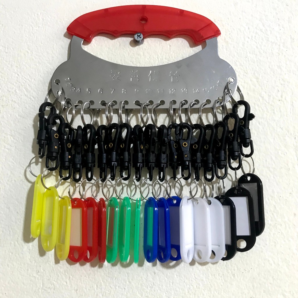 Combo 50 móc khóa nhựa xoay 360 K360 độ treo Thẻ chìa khóa đánh dấu căn hộ Móc khóa thẻ tên name tag magic3