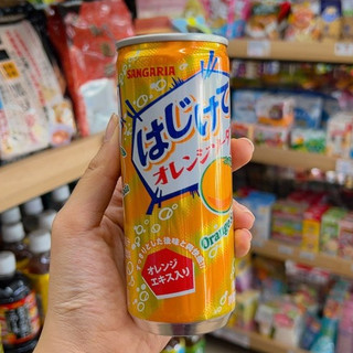 Nước soda sangaria hajikete vị cam 250g