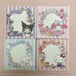 Giấy note , giấy ghi chú sanrio không keo 50 tờ