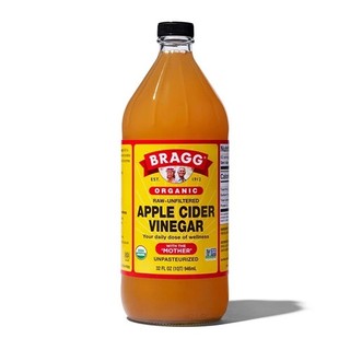 Giấm táo hữu cơ chứa giấm cái Bragg 946ml