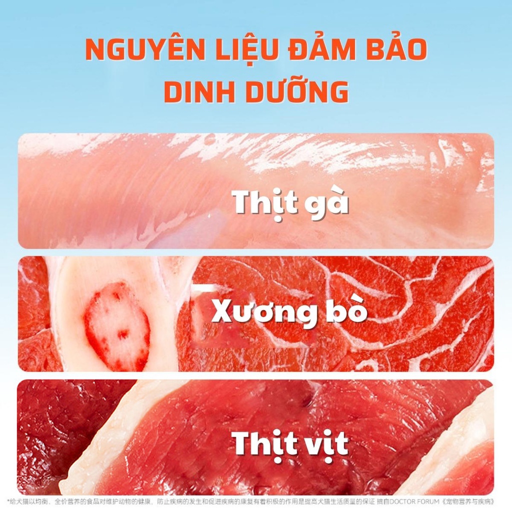 Thức Ăn Hạt Khô DONGPET Dành Cho Mèo Lớn Hơn 3 Tháng Tuổi Có Mixtopping Trứng Sấy, Tủy Xương Ống, Gà Sấy, Cá Sấy