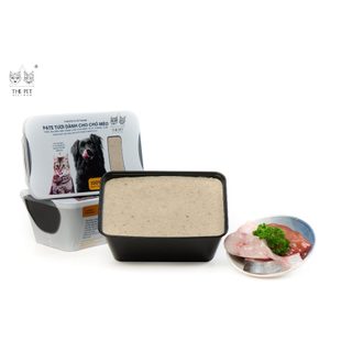 Pate tươi cho chó mèo vị cá saba the pet vietnam - 500gr