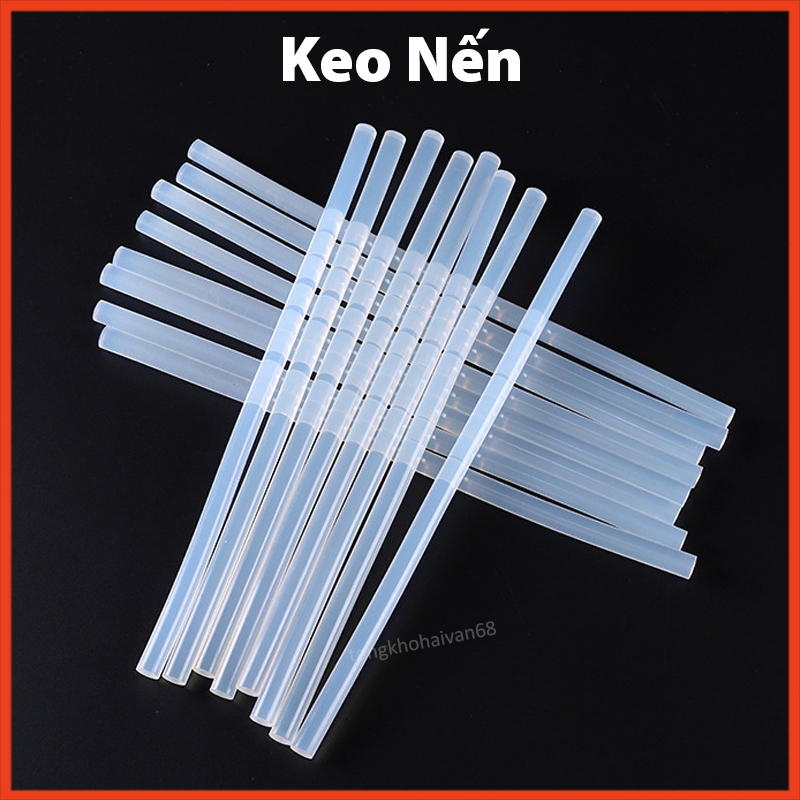 Keo nến silicon size 7mm-11mm dài 20cm-27cm dành cho máy bắn keo 20w và 60w thiết kế đơn giản tiện dụng