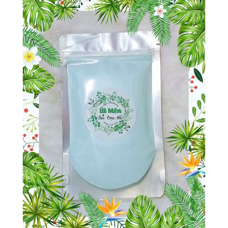 100g bột mặt nạ dẻo bạc hà handmade