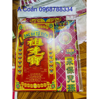 Bộ giấy cúng ông bà tổ tiên