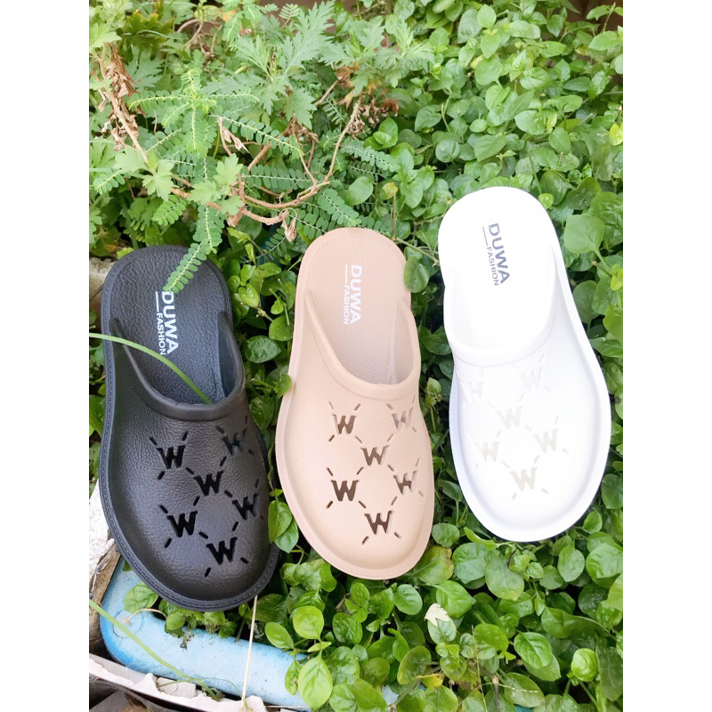 Dép Sục nữ đế Cao Su , sục Unisex đế 4cm Nữ 2 Màu như hình  Hàng Cao Cấp Đế Siêu Êm,nhẹ bền