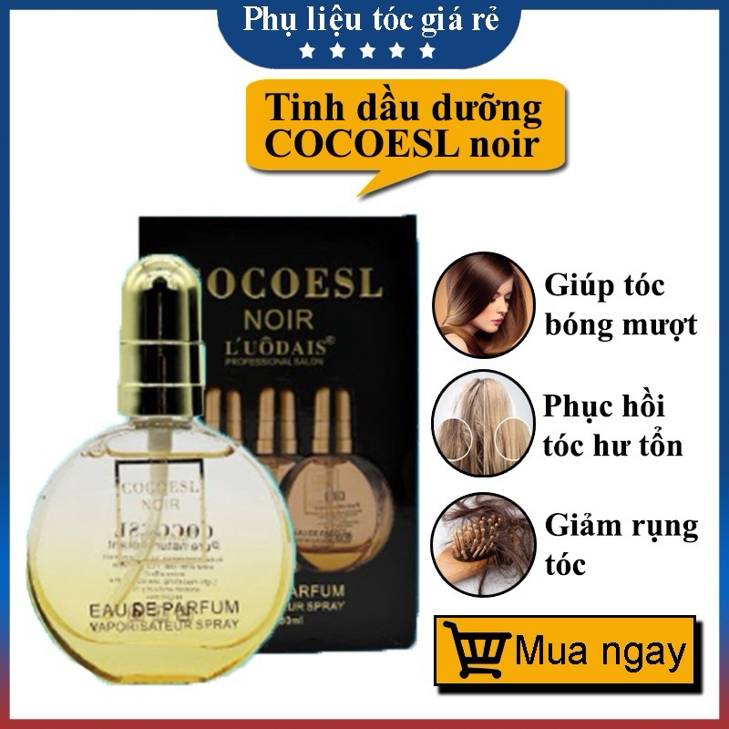 Tinh dầu dưỡng tóc Cocoesl Noir 80ml phục hồi tóc hư tổn chẻ ngọn