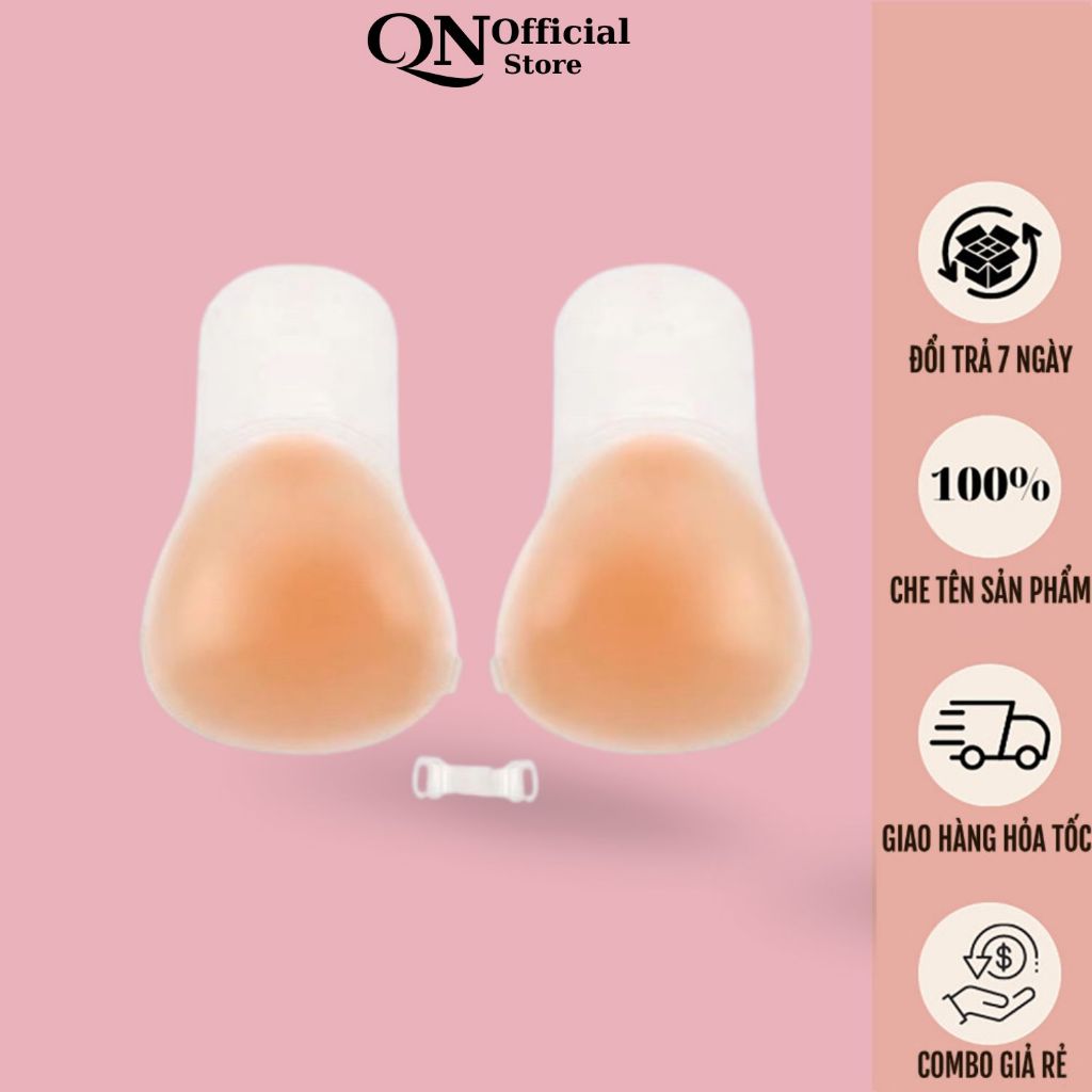 Áo Dán Ngực Silicon Nâng Đẩy Ngực AN Tạo Khe Định Hình Vòng Một CLOVER - 7.5