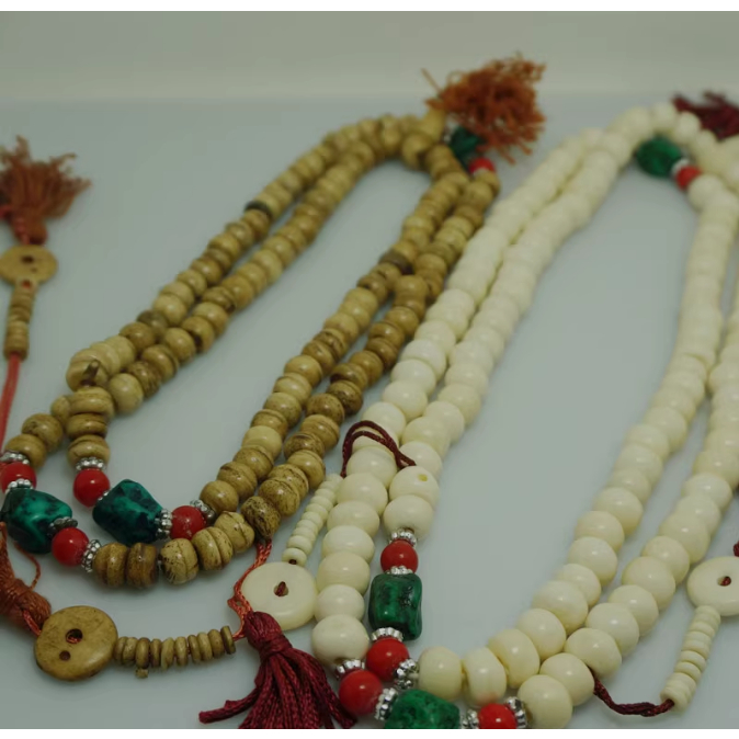 Chuỗi xương Yak Tây Tạng - Pháp khí Mật Tông - Phật giáo Tây Tạng