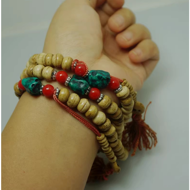 Chuỗi xương Yak Tây Tạng - Pháp khí Mật Tông - Phật giáo Tây Tạng