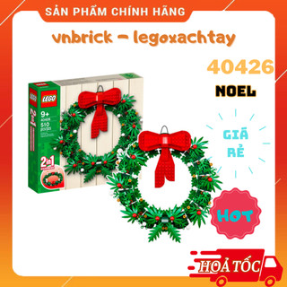 Lego 40426 christmas wreath 2-in-1 vòng hoa giáng sinh 2 trong 1