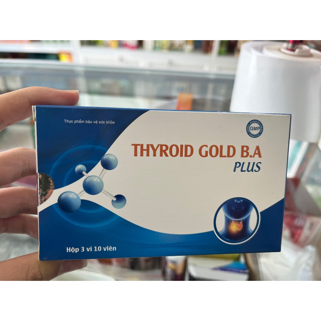 Viên uống hỗ trợ tuyến giáp THYROID GOLD B.A PLUS hộp 30 viên