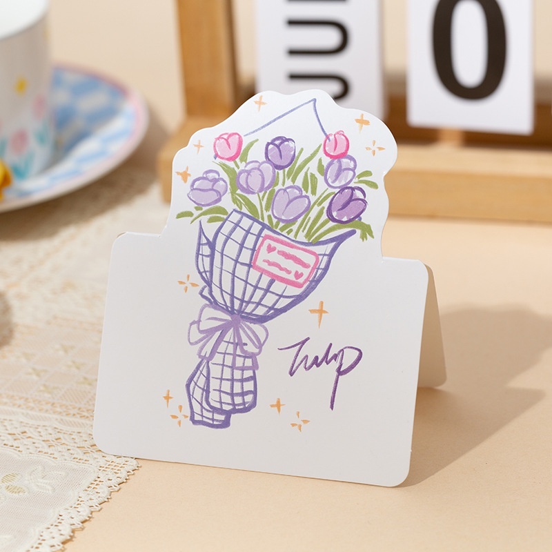 Thiệp Quà Tặng Chúc Mừng Sinh Nhật In Hình Dễ Thương Mẫu Mới Saka