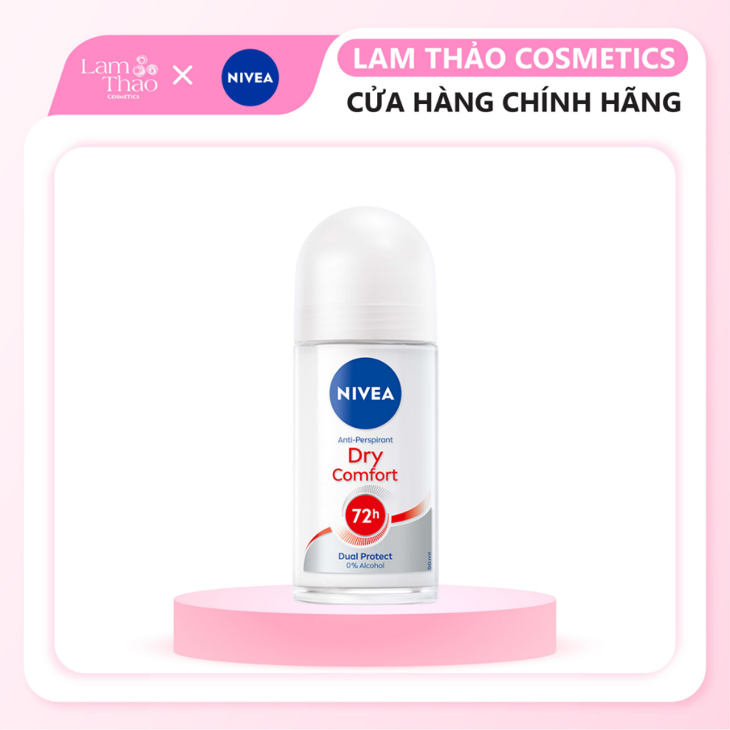 Lăn Khử Mùi Khô Thoáng Cho Nữ Nivea Comfort Dry Comfort 72H 50ml