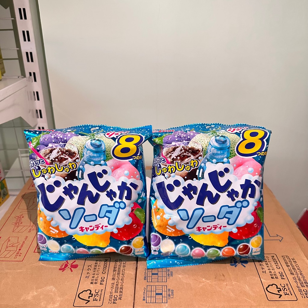 Kẹo Soda vị trái cây tổng hợp Lion Nhật Bản 8 vị gói 114gr