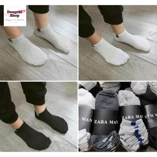 Tất nam Zara Men cổ ngắn