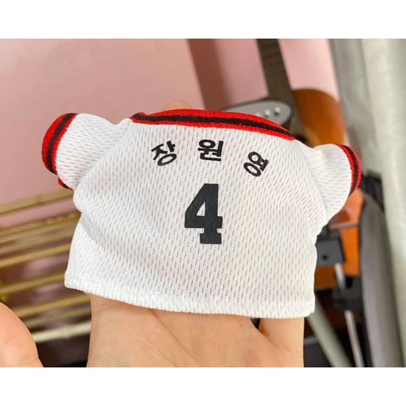 OUTFIT ÁO BÓNG CHÀY CHO DOLL MINIVE CHERRY 20CM CHEAP MOMENT VỚI IVE JANG WONYOUNG