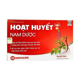 Hoạt huyết nam dược - hộp 5 vĩ