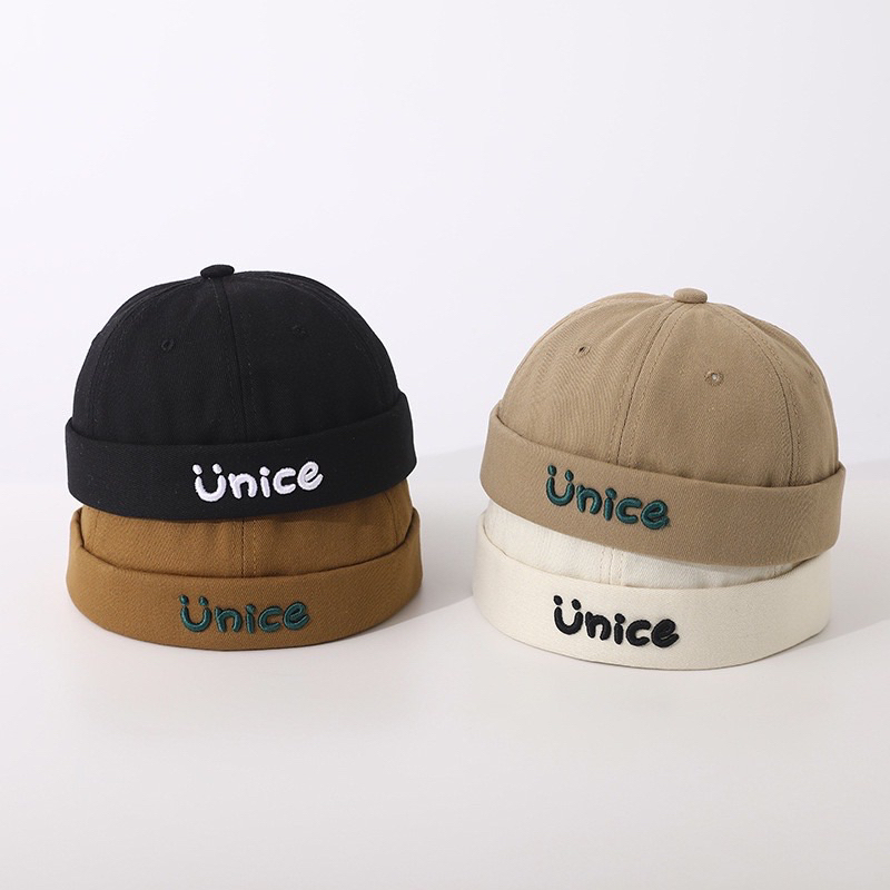Mũ beanie, mũ tròn thêu chữ Note, Unice cho bé 6 tháng - 3 tuổi
