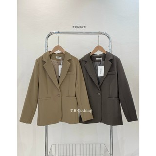 Khoác blazer 1 cúc qc 6603