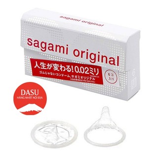 Bao Cao Su Sagami 001 Siêu Mỏng Nhất Thế Giới, BCS Siêu Chân Thật Từ Nhật Bản (5 Bao/Hộp)