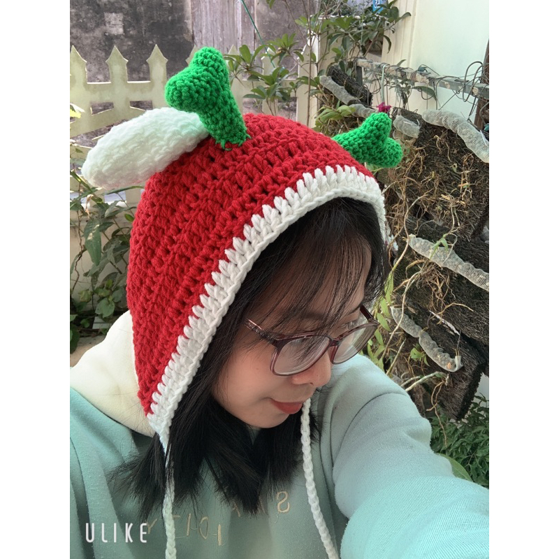Mũ len tuần lộc cute