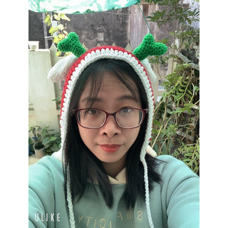 Mũ len tuần lộc cute