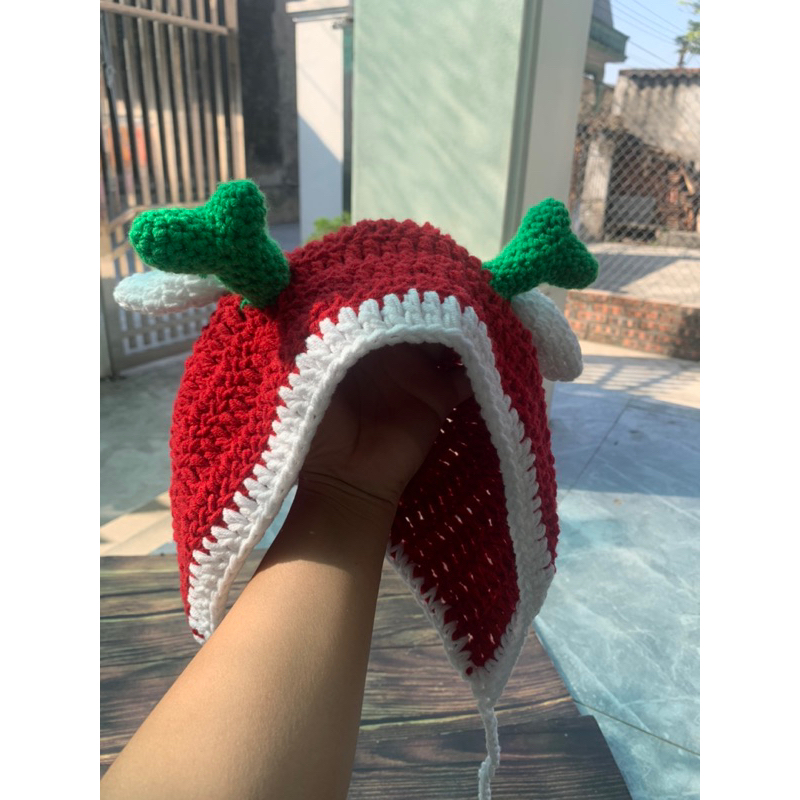 Mũ len tuần lộc cute