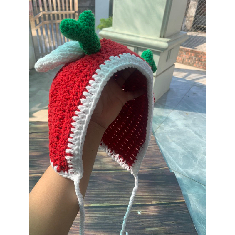 Mũ len tuần lộc cute