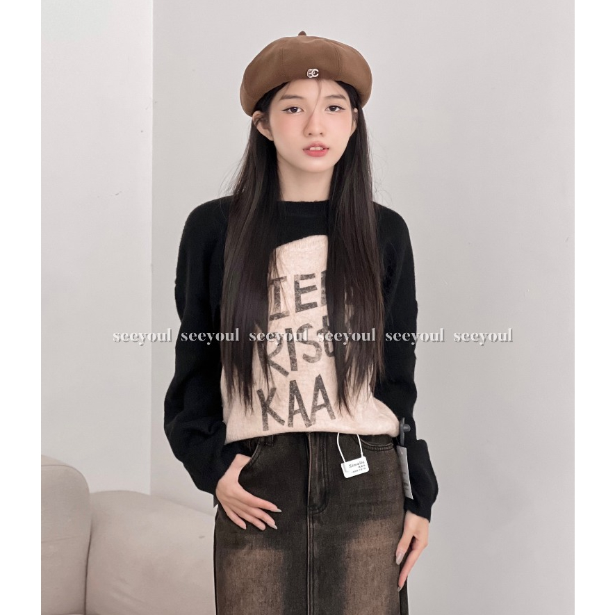 Set áo in chữ-4563