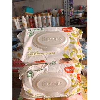 Khăn Ướt, Khăn Giấy ướt Huggies Dịu Nhẹ, Không Hương 80tờ